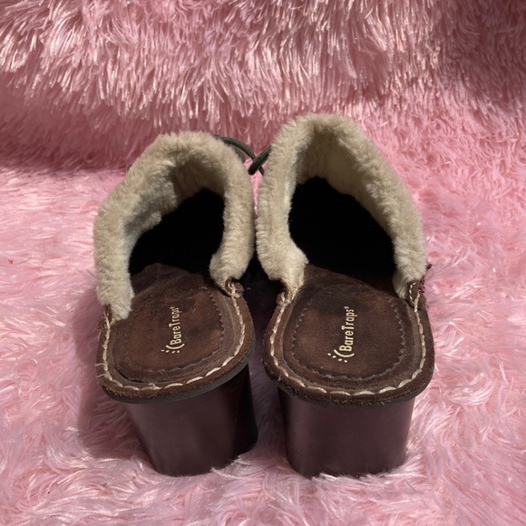 Bare Traps Declare partially lined wedge suede clogs size 8 - Picture 4 of 9